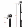 Monopodlar Elde taşınır Selfie Stick Tripod Katlanabilir Tripod Monopods GoPro Sports Action Camera için Akıllı Telefonlar İçin Evrensel