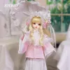 Juliet Bjd Doll 1/6 Q Niki New Chinese Blythe Reborn Anime OB11 Resin Ball Jointed Dolls Toys for Girls Boy Pink Joybjd