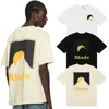 T-shirt vintage de Rhude de qualité supérieure Men de rhude Streetwear Couple T-shirts Oversize Tee Hip Hop Vintage Shirts Men Vêtements