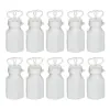 24pcs Empty Bubble Bottle Double Heart Shape Bubble Bar Wedding Bubbles for Wedding Christmas Decor (White)