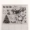 Boże Narodzenie Tree Silikon Clear Stamp DIY Scrapbooking Exposting