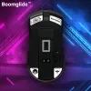 Accessoires Boomglide Glassmouse Feet compatible avec Thunder Snake Viper Ultimate Edition Souris personnalisée Round Curved Edge Glass Skates