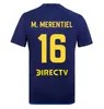 2024 Boca Juniors Soccer Jerseys 3 -й детский комплект Varela Zeballos Villa Full Kit 24 25 Cabj Camisa de Futebol Футбольная рубашка дома в гостях белый третий желтый марадона римский