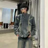 Style Denim Trend High Street Handsome Jacket Trendy Autumn