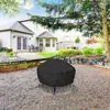 Chair Covers Outdoor Fire Pit Cover 210D Oxford Cloth Dust And Waterproof Home Storage Products