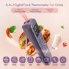 Inkbird 3-en-1 Thermomètre à viande pratique avec détecteur IR Thermomètre alimentaire multifonctionnel IHT-1M Timer pour grillade