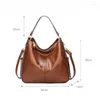 Sac Forme décontractée Tote 2024 Sac à bandouliers de mode Femmes en cuir souple de haute qualité grande capacité Elegant Lady Handsbag