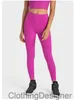 LL Yoga -Anzug plütige Leggings schnell und kostenlos mit hoher Taille nahtloser Mehrfachfarben Pfirsich für das Lauf Cyclin Pants LL861