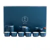 Teaware set Portable Travel Tea Set Modern Party 6 Personer Mug Tepot Chinese Services Coffee Cup Juego De Te Full