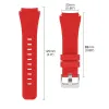 Färgglada Watch Band -rem för Xiaomi Huami Amazfit Pace Silicone Armband Wrist Band för Amazfit 2/2s Stratos Pace Watch Strap