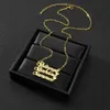 Collane a pendente Raexage personalizza 1-3 Nome collane per Bijoux Women in acciaio inossidabile Nome cardiaco Nome