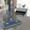 2024 NUEVO estilo Mop plano grande 360 ° rotación de desgualdas de desgastamiento autónomo para el piso de madera dura del hogar Mop de limpieza profunda