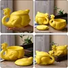 Bowls Funny Chick Ceramic Cup 220ml 3D Salt-Baked Chicken Mug Embossed Shape Water For Tea Coffee Milk And Other Drinks