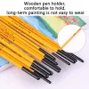12PCS Acrylic Paint Brushes Set Watercolor Painting Tools Gouache Oil Painting Brush Pen Crafts Artist Drawing Art Supplies