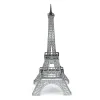 Torre Eiffel 3D Metal puzzle kit kits fai -da -te tagliare puzzle giocattolo azzurro per bambini