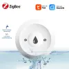 Zigbee Water Sensor Leak Detector Water Flood Sensor Smart Life App Remote Monitoring Water Läckage Detector Need Tuya Zigbe Hub