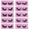 3D Faux Mink Hair Hair False Eyelashes Sharmatic Eyelash Natural Long Long Loft Handmade Lashes7902943