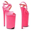 Dance Shoes Lady 26CM / 10inches Patent Suede Fashion Platform High Heels Sandals Women's Pole 017