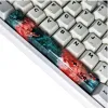 Accessories Customized Resin 6.25U Koi Fish Spacebar Keycaps DIY Cherry MX Switch Translucent Keycap Button Mechanical Keyboard