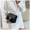 Sacs à bandouliers Tolex Chocolate Handbags Femme Bag Pu Mini Crossbody pour 2024 Small Cluth Purse Messenger Wallet