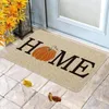 Tapis d'automne de bienvenue porte de porte de citrouille de citrouille