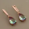 DANGLE ORCHERS FASHING ROSE GOLD COLL for Women Gift to Girlfriend Water Drop Jewelry 2024