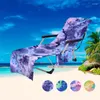 Chair Covers Summer Beach Cover Tie-dyed Microfiber Towel Sun Lounger Holiday Garden Swimming Pool Chairs With Pockets Carry Bag
