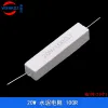 10pcs 5W 10W 20W Resistor de cimento de cerâmica 5% em um pacote 0,1r 0,5 1 2 3 4,7 10 20 50 100 ohm 6,8k 0,25r 0,5r 3r 27r 12r 100r 100r