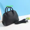 Bolide Leder Handtasche vertrauen Sie luxuriöse Frauentaschen Korean Fashion Mini Shell Tasche echtes Leder ein Schulterkreuzkörper kleine Tasche Top Schicht Co haben Logo Hbje7s