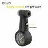 GIYO BICYCLE CAUSA PIASTURA SCHRADER/VALVE PRESTA GUARGE AIR AIR ARITO ACCESSORI CICLETTRO PROFESSIONALE PSI per bici