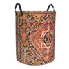 Sac à linge Antique Perse Tribal Tribal turc Kilim panier pliable Hamper pour bébé