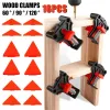 Clips d'angle de travail du bois Ensemble 1/2/4 / 16pc 90 Dégres Corner Clamp Angle Berbe Cadre Cadre Cramper Woodworking Corner Hands Tool