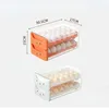 Bouteille de rangement Boîte d'oeufs pour 36 pcs Oeufs Réfrigérateur Rectangulaire Transparent Special Drawer Fridge Organisateur Plastic