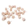 30 pc's houten thumbtack kwadraat voor creatieve decoratieve tekening pushpennen