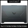 Kort Ny ersättning för ASUS TUF Gaming 8 F17 FA706 FA706U FX706 FX706U LAPTOP LCD Back Cover Baklock/Front Bezel Frame 47BKYLCJN20