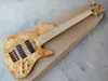 Couleur en bois naturel personnalisé en usine 5String Guitare de basse électrique avec ScolthubodyMaple FingerboardGold Hardwaresoffer CustomI6369327