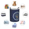 Laundry Bags Mystic Evil Eye Tree Of Life Hamper Large Clothes Storage Basket Toys Bin Organizer For Nursery