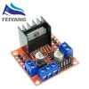 L298 Ny Dual H Bridge DC Stepper Motor Drive Controller Board Module L298N för Arduino Stepper Motor Smart Car Robot