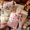 Journamm 100pcs/Pack Decor Scrapbook Sticker Materials Paper Combo Kit diy Junk Journal Art Collageフォトアルバムヴィンテージステッカー