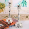 Candle Holders European Style Metal Holder Decorative Romantic Candlelight Handmade Stable Base Stand Wedding Center Decor