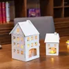 Держатели свечей 1pc Nordic Candlestick House Марокканский белый столовый романтический дом украшения ресторана Детский рождественский подарок