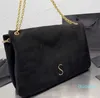 Luxurys Velvet Bags Women Cross Body Shoulder Classic Leather Gold Metal Hardware Chain designer bag Tote Messenger Handbags