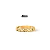 Bands Sonneurs Love Women Men Ring Designer Bijoux de mode Titanium en acier Single Grille avec diamants couple décontracté Gold Gold Sier Rose OT3SW