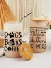 Coffee Drink DTF Transfer Sticker For 16oz Bottles Cup Can Wraps DIY Waterproof Easy To Use Custom Decals D569
