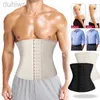 Bantbälte män bantning body shaper midje tränare trimmer bälte korsett för buken mage mage kontroll fitness cincher compression formewear 240409