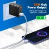 3 ports 30W Charge de charge rapide Chargeur USB Type C Charger mural pour iPhone Samsung Xiaomi Redmi Huawei Adaptateur de téléphone mobile 2023 HOT