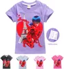100COTTON NOUVELLES Camisetas d'été pour les enfants Garçons Brand T-shirts Childen Cartoon 3D Prited Lady Bug Tee Shirt Kids Clothes6416478
