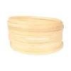 10/20pcs de madeira anéis de bambu de madeira floral ring rings de macram de macram anel de argama de macram para DIY Decora de casamento de sonho de sonho