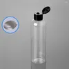 収納ボトル補充可能250ml空のクリームコンテナフリップキャップローションボトルクリアペットジャー