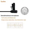 Microphones CANFON UNI-DIRECTIONNEL LAVARE CONDENSER Microphone Compatible pour UTX-B1 / B2 / B03 / 40 UWP V1 / D11 / D21 Système sans fil 240408